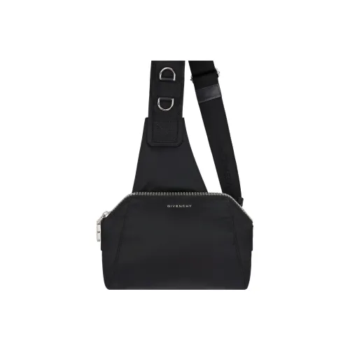 GIVENCHY Antigona Fabric Shoulder Bag, Crossbody Bag Small Size Men's Black
