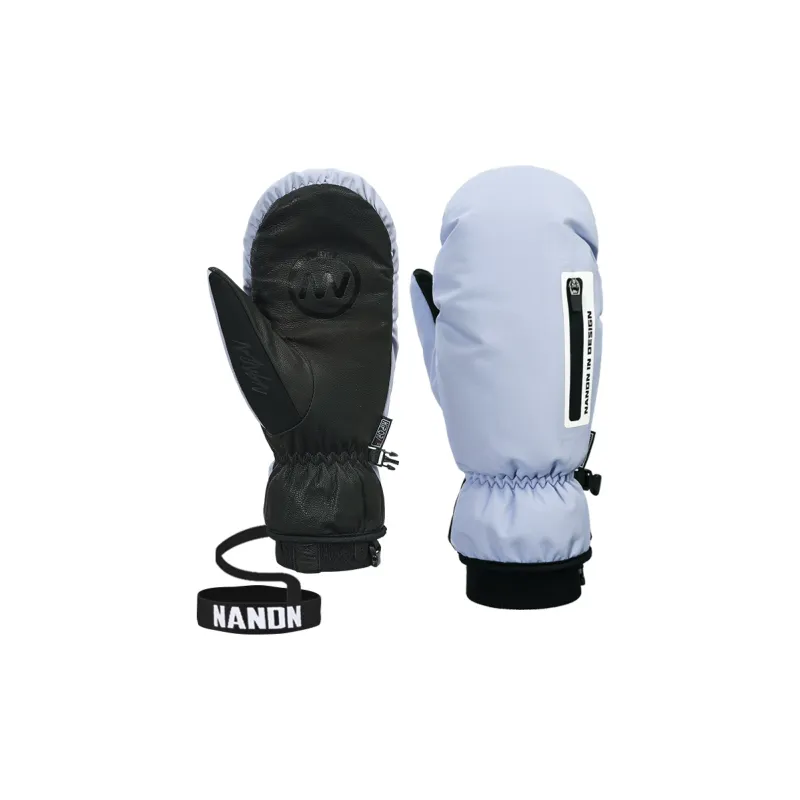 NANDN Ski Gloves Insulated For Cold Weather Anti Slip And Wear Resistant Fingerless Gloves Unisex-5