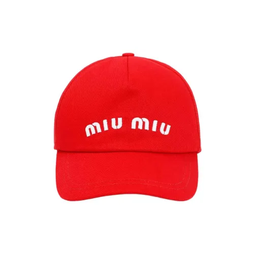 MIU MIU Baseball Caps Women's Red