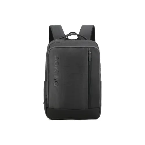 AOKING AK Polyester Laptop Backpack Large Size Men's Black