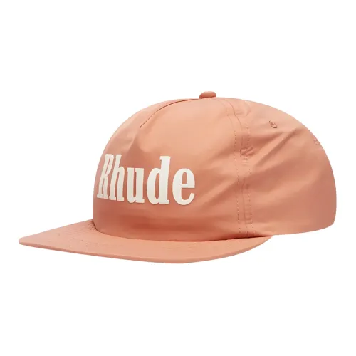 RHUDE Baseball Caps Men Orange