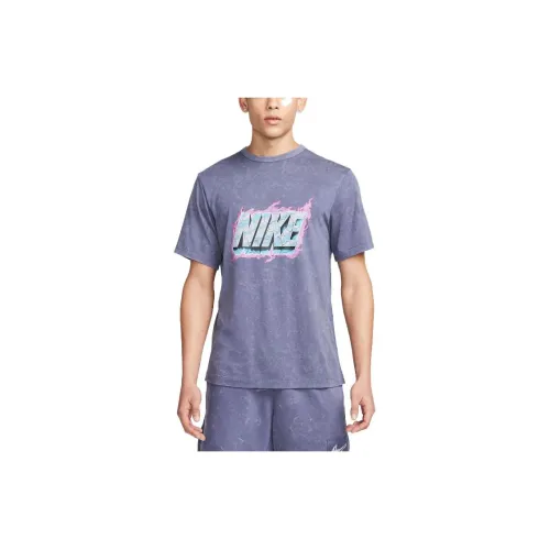 Nike T-Shirts Men Dark Violet