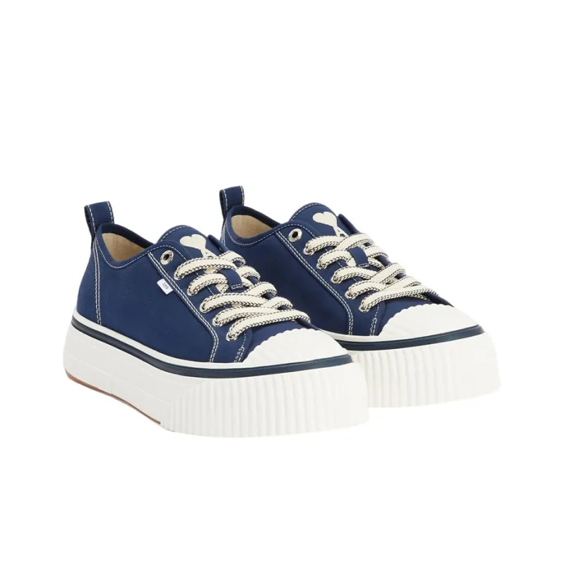 AMI Paris Platform Lace-up Low-top Sneakers-3