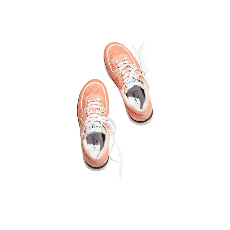 CHANEL Low-Top Casual Shoes Women's Light Orange-2