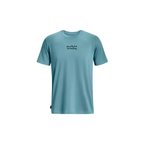 Under Armour T-Shirts Men Tranquil Water Blue