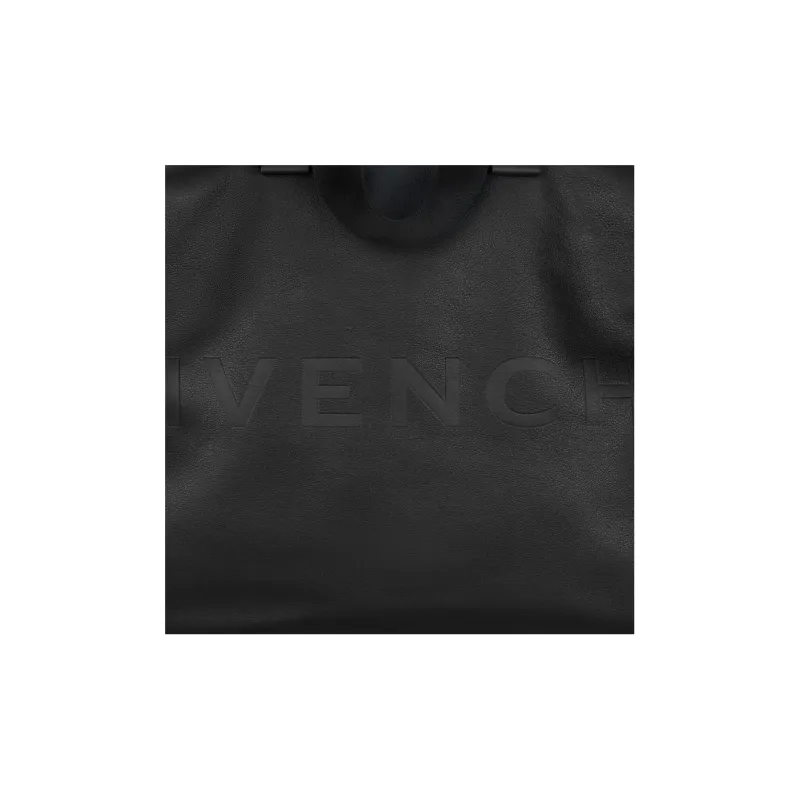 GIVENCHY Cow Leather Tote Bag Shopping Bag Handbag Large Size Men's Black-3
