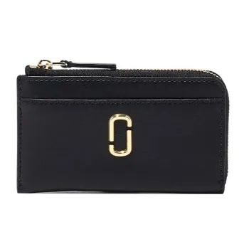 MARC JACOBS Logo Plaque Zip-Up Wallet