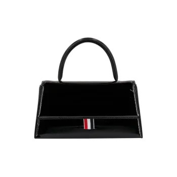 THOM BROWNE Signature Web Top Handle Bag