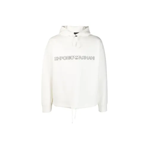 EMPORIO ARMANI Sweatshirts Men White