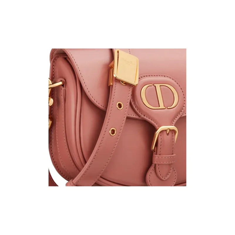 DIOR Bobby Smooth Finish Cow Leather Shoulder Bag Crossbody Bag Women's Pink-4