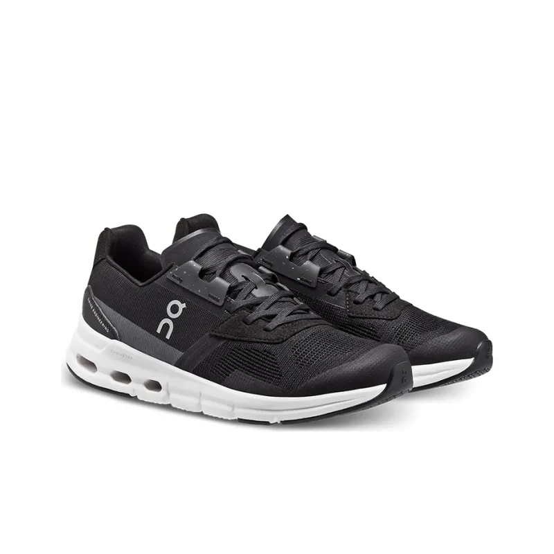 On Running Cloudrift 1 Black White Women's-2