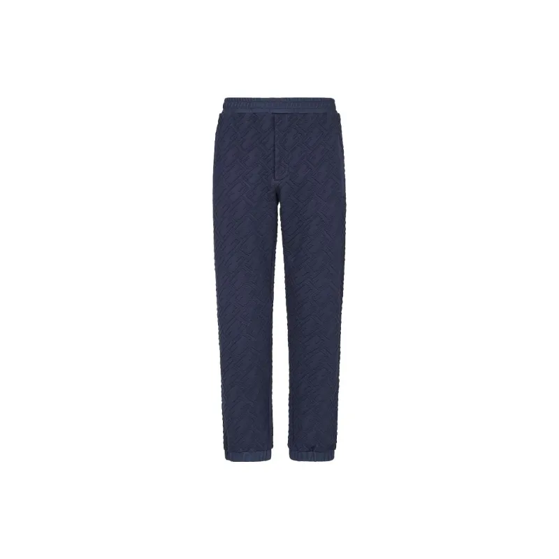 FENDI Embossed Jersey Sweatpants-1