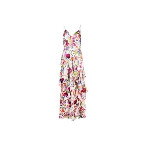 Alice + Olivia Hayden Graphic-print Ruffle Dress