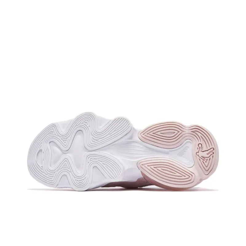 QIAODAN North Meditation 2.0 Running Shoes Women's Low Top White/Pink/Silver-4