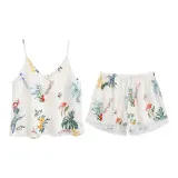 Yellow Rose Camisole Shorts