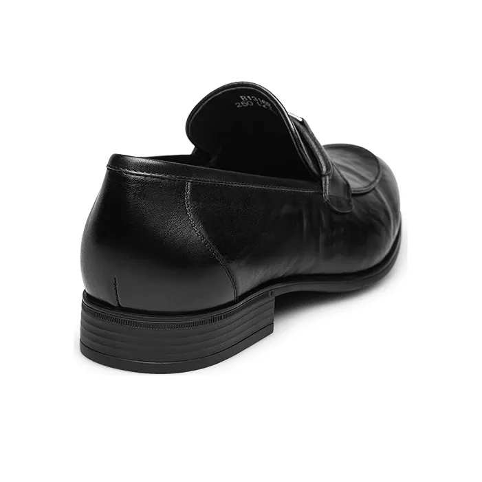 ZRO Dress Shoes Men Low Top Black/Dark Brown-4