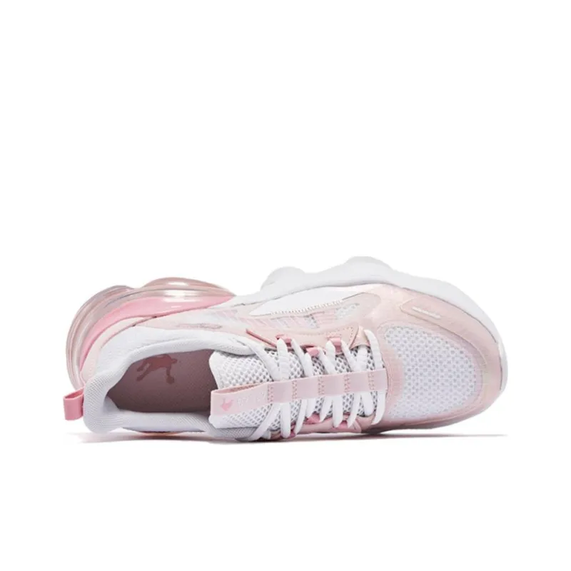 QIAODAN North Meditation 2.0 Running Shoes Women's Low Top White/Pink/Silver-3
