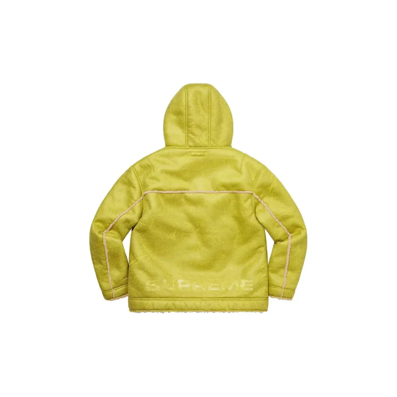Supreme Faux Shearling Hooded Jacket SS23-1