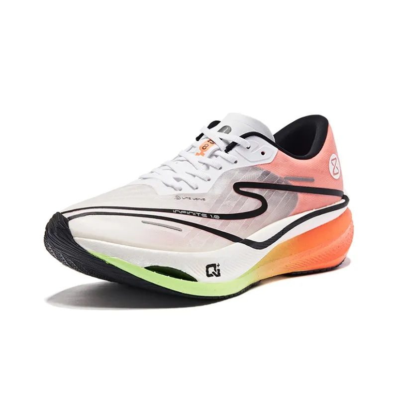Erke Zhijing 1.0 Cushioning Anti-Slip And Wear-Resistant Coverage Low-Top Running Shoes Men's Neon Orange-2