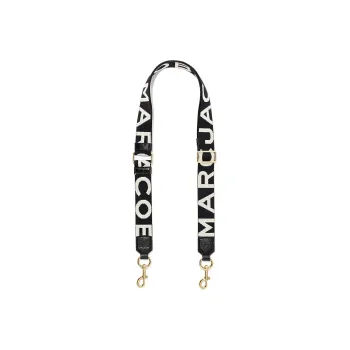 MARC JACOBS The Thin Logo Webbing Strap