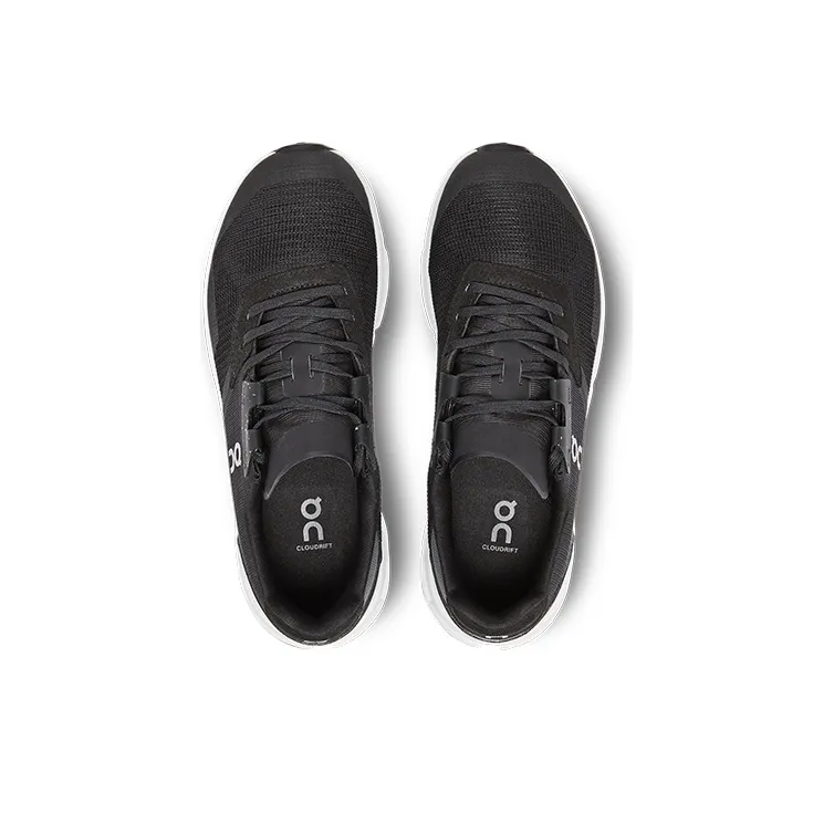 On Running Cloudrift 1 Black White Women's-3