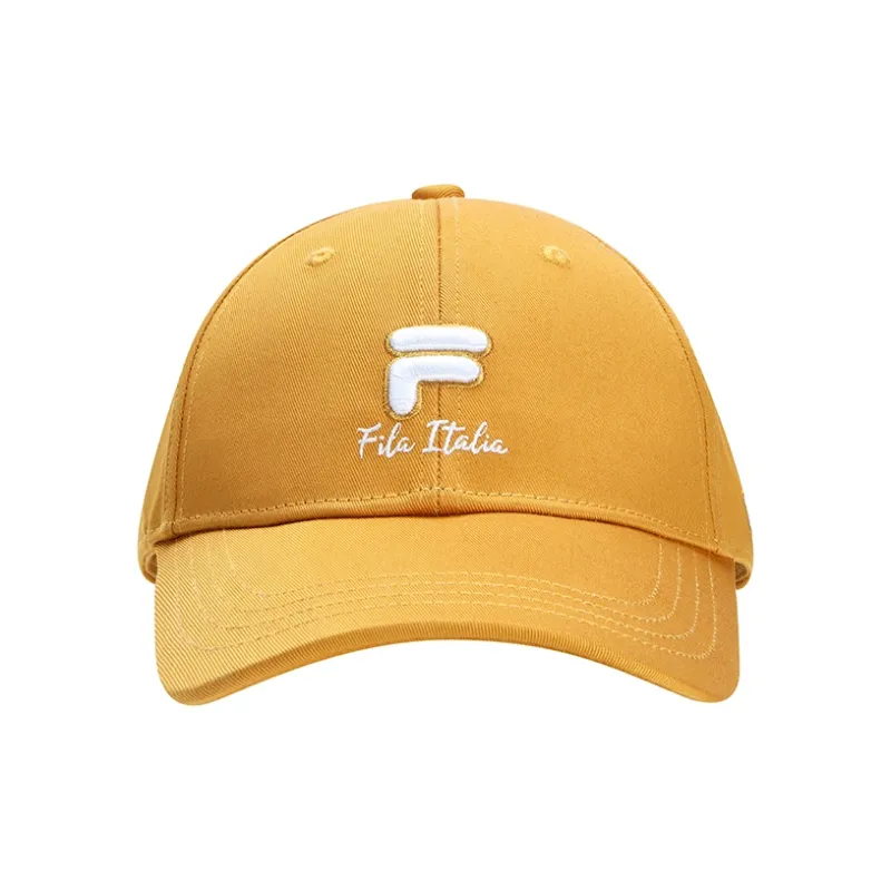 FILA FUSION Cotton Baseball Caps Unisex Elk Yellow-0