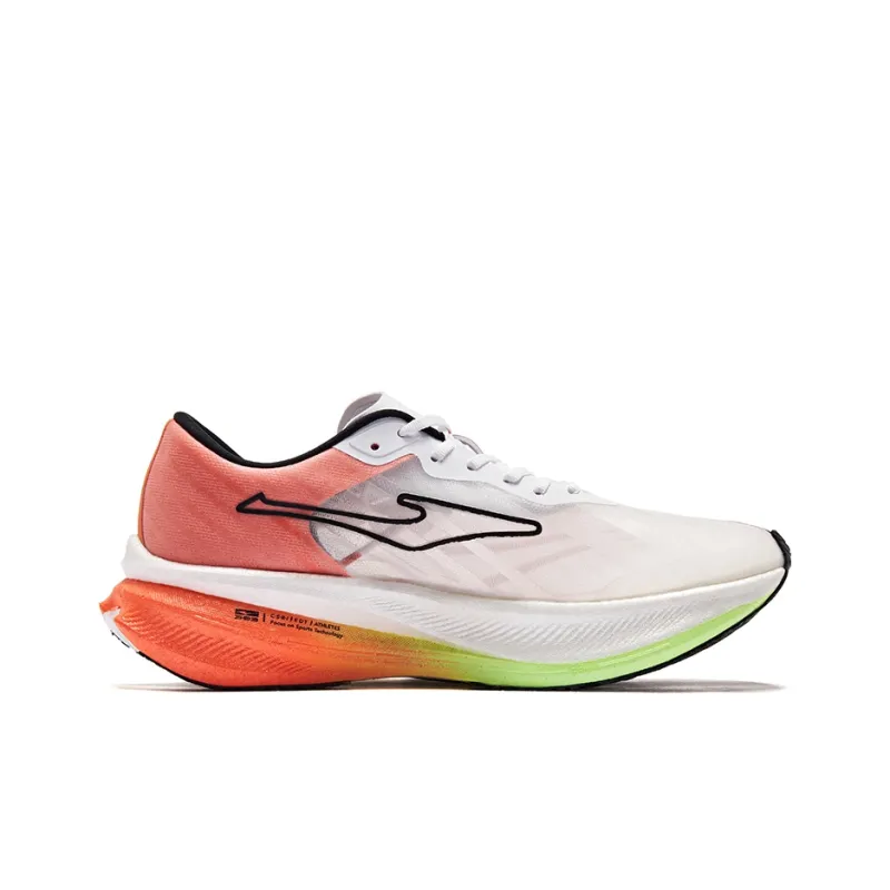 Erke Zhijing 1.0 Cushioning Anti-Slip And Wear-Resistant Coverage Low-Top Running Shoes Men's Neon Orange-1