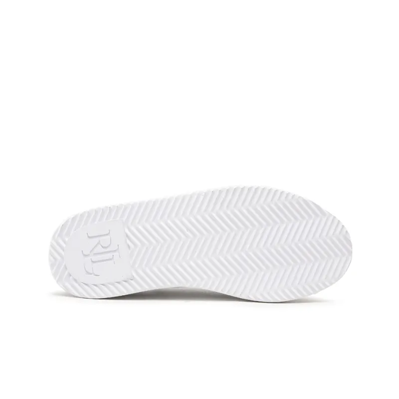 Polo Ralph Lauren Angeline Low-Top Stylish Skateboarding Shoes Women's White-4