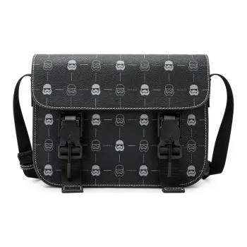 GUDI PVC Messenger Bag Crossbody Bags Regular Unisex Black
