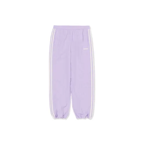 Nerdy Knitted Sweatpants Unisex Light Purple