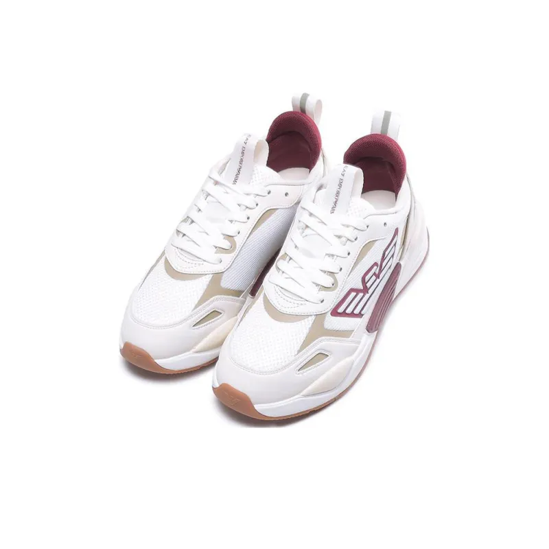 EMPORIO ARMANI EA7 Low Top Casual Shoes Unisex Ecru-2