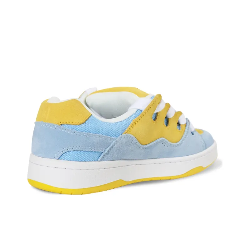 Ollieskate Bake Slip Resistant Skateboard Shoes Unisex Blue Yellow-3