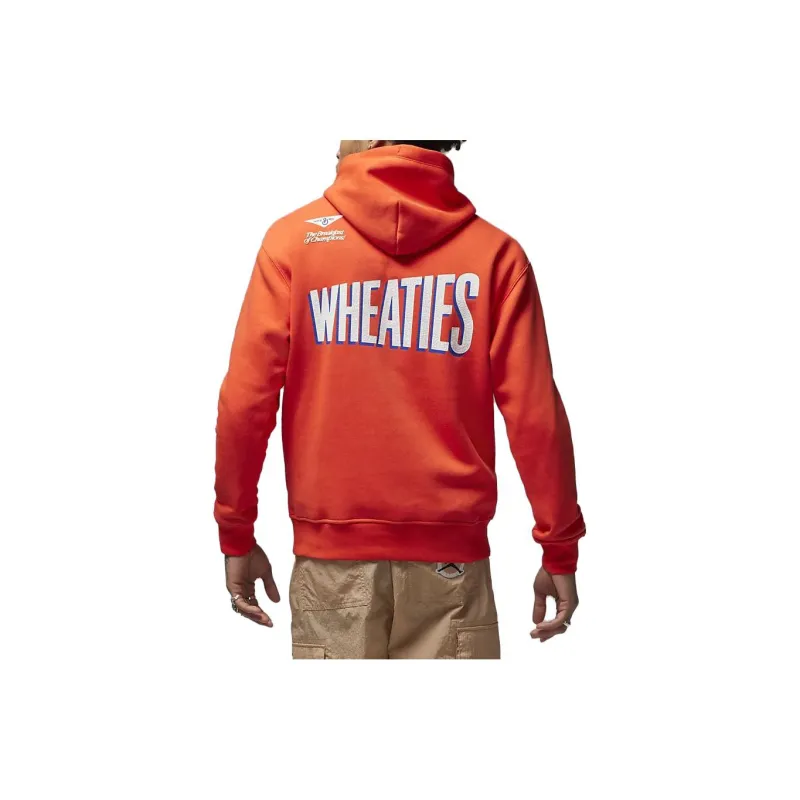 Jordan Flight MVP Sweatshirts Men Orange Red-1