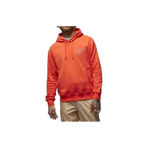 Jordan Flight MVP Sweatshirts Men Orange Red