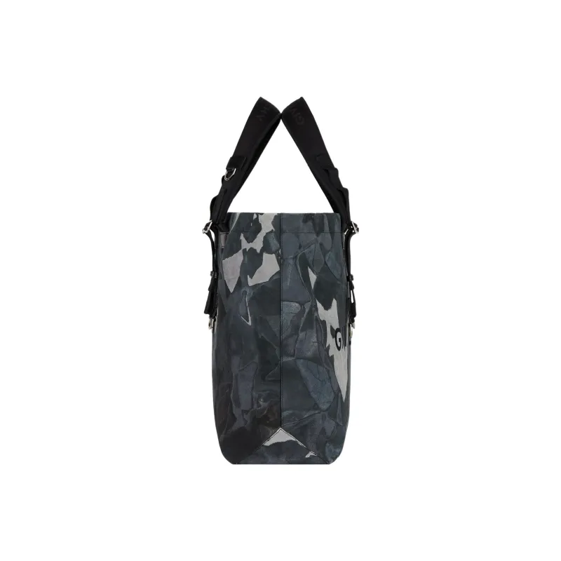GIVENCHY Tech Canvas Tote Bag Shopping Bag Handbag Large Size Men's Black/Gray-2