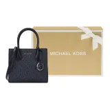Michael Kors Mercer Signature Messenger Bag Medium Black