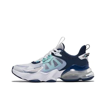 QIAODAN North Pluto 3.0 Cushioned Slip Resistant Low Top Casual Running Shoes Men's Jordan White Dream Blue