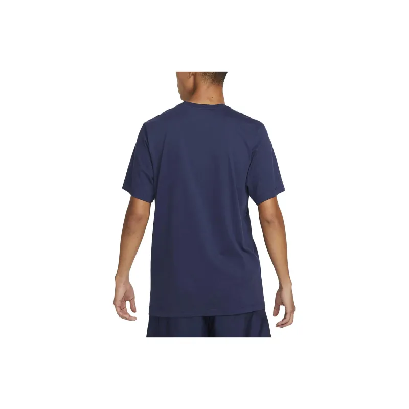 Nike T Shirts Men Blue Purple-1
