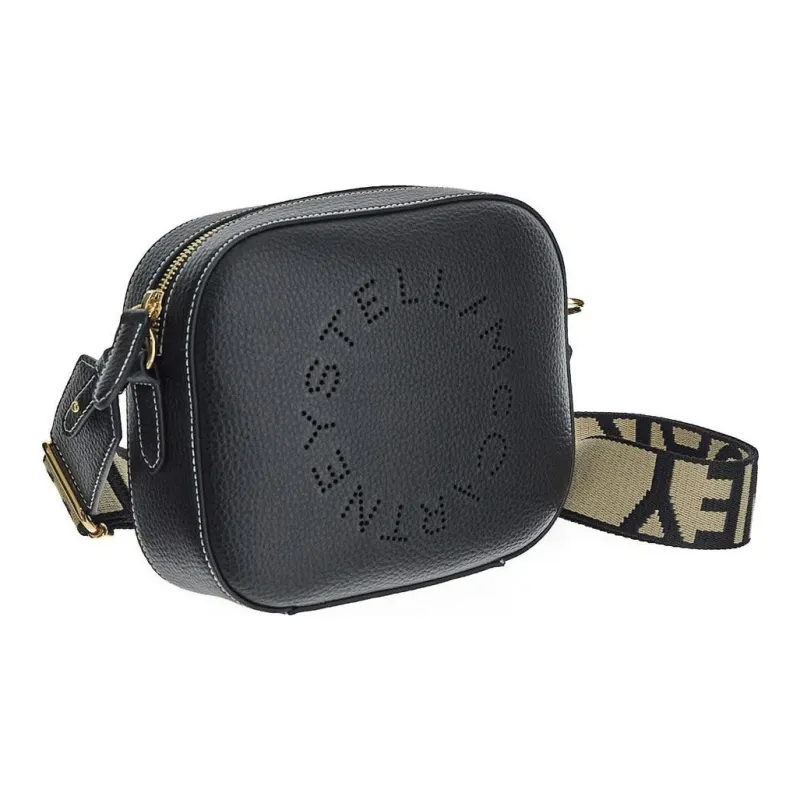 Stella McCartney Logo Perforated Strapped Crossbody Bag-1
