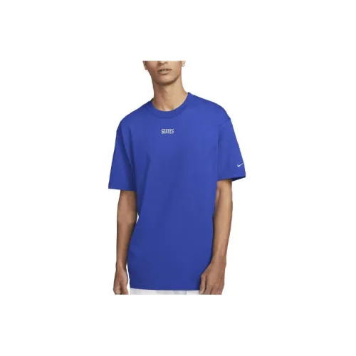 Nike T-Shirts Men Bright Blue