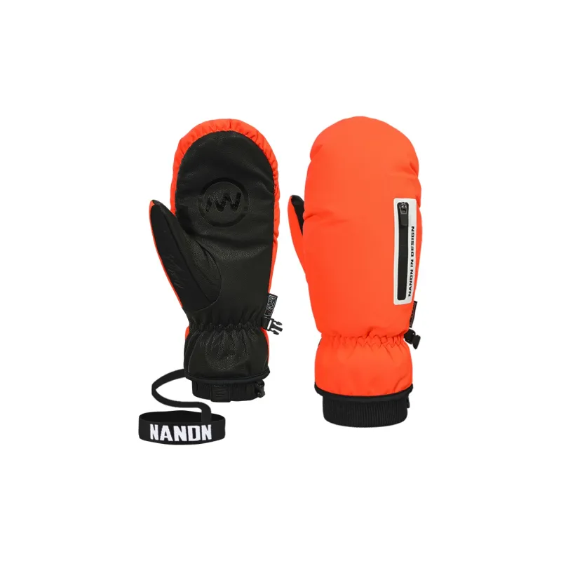 NANDN Ski Gloves Insulated For Cold Weather Anti Slip And Wear Resistant Fingerless Gloves Unisex-4