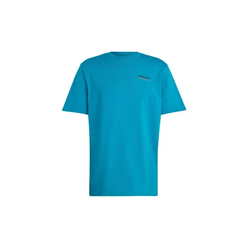 Adidas Originals T-Shirts Men Aqua Duck Green