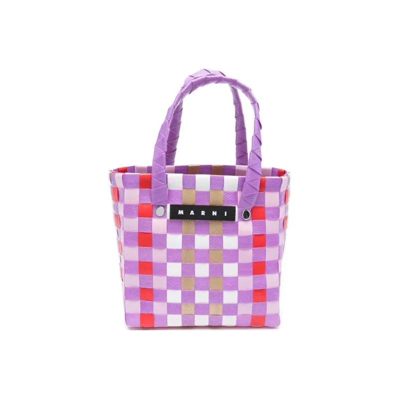 MARNI Polypropylene Handbag Extra Mini Kids' Purple Multicolor-0
