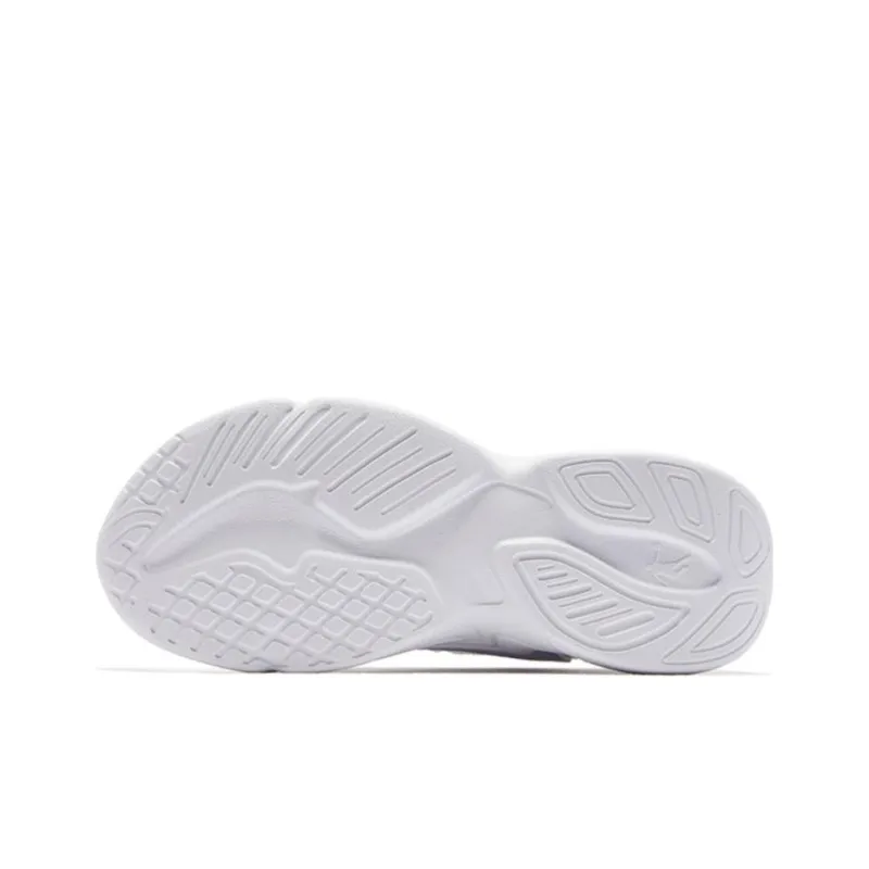 QIAODAN Anti Slip And Wear Resistant Lightweight Low Top Casual Athletic Shoes Women's White Yellow Purple-5