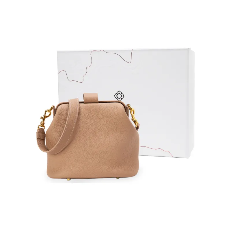 VENOF Cow Leather Doctor Bag Bucket Bag Crossbody One Shoulder Women's Multicolor-4