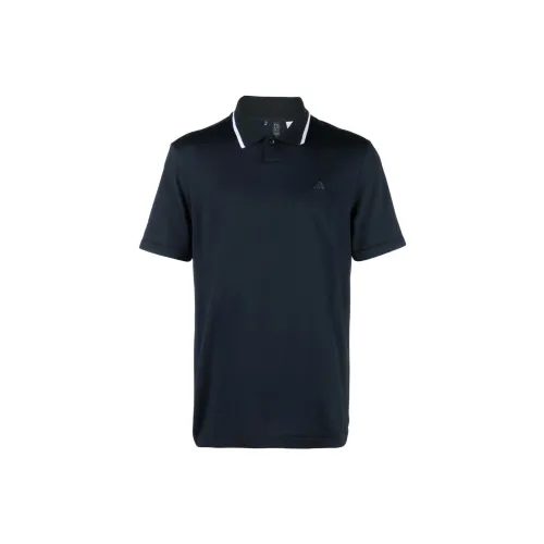 Adidas Polo Shirts Men Navy