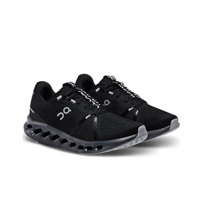 On Women's Cloudsurfer 'All Black' Women's-2