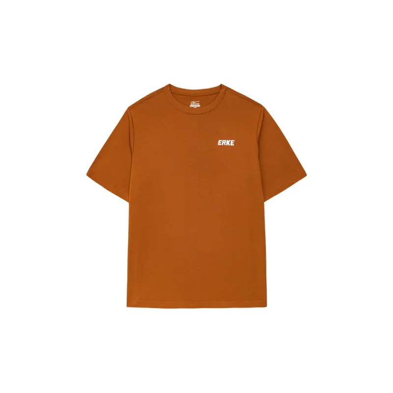 Erke T Shirts Unisex Cold Pine Orange-1