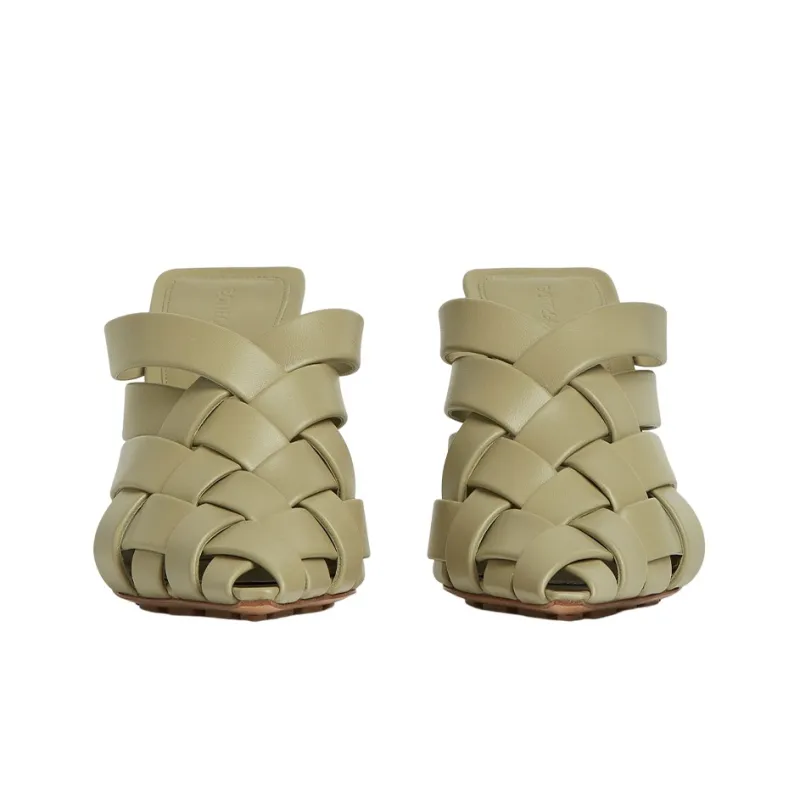 Bottega Veneta Alfie Heeled Mules Women's-2