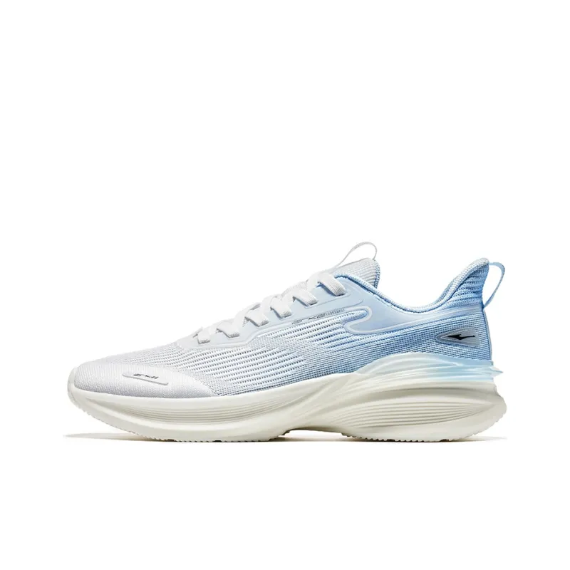 Erke Running Shoes Men Low Top Erke White/Light Oxygen Blue-0